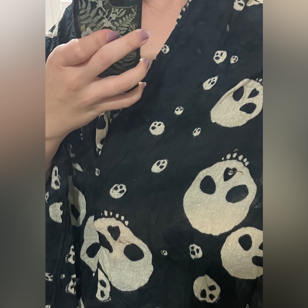 Zara skull scarf